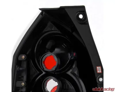 Spec-D Taillights (Matte Black Housing/Clear Lens) Hyundai Tucson 2004-2009 - LT-TUC04JM-TM