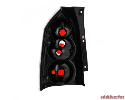 Spec-D Taillights (Matte Black Housing/Clear Lens) Hyundai Tucson 2004-2009 - LT-TUC04JM-TM