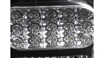 Spec-D LED Taillights (Matte Black Housing/Clear Lens) Toyota Tundra 2007-2013                                     - LT-TUN07JMLED-JP - Image 4