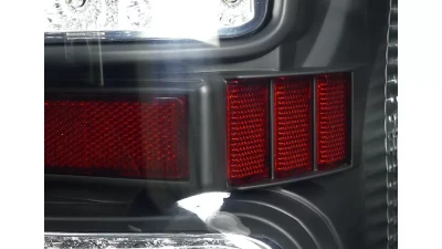 Spec-D LED Taillights (Matte Black Housing/Clear Lens) Toyota Tundra 2007-2013                                     - LT-TUN07JMLED-JP - Image 5