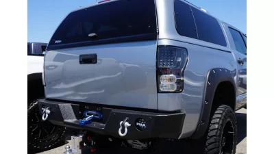 Spec-D LED Taillights (Matte Black Housing/Clear Lens) Toyota Tundra 2007-2013                                     - LT-TUN07JMLED-JP - Image 8