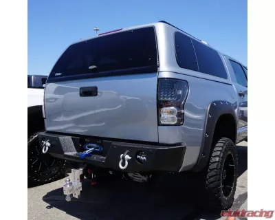 Spec-D LED Taillights (Matte Black Housing/Clear Lens) Toyota Tundra 2007-2013 - LT-TUN07JMLED-JP