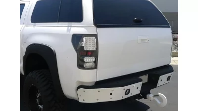 Spec-D LED Taillights (Matte Black Housing/Clear Lens) Toyota Tundra 2007-2013                                     - LT-TUN07JMLED-JP - Image 9