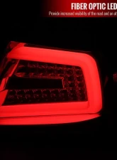 Spec-D LED Sequential Turn Signal Taillights (Chrome Housing/Smoked Lens) Subaru Impreza | WRX | STI 2008-2014                                     - LT-WRX084GLED-SQ-TM - Image 3