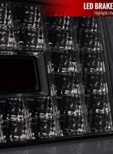 Spec-D LED Sequential Turn Signal Taillights (Chrome Housing/Smoked Lens) Subaru Impreza | WRX | STI 2008-2014                                     - LT-WRX084GLED-SQ-TM - Image 5