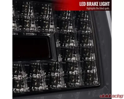 Spec-D LED Sequential Turn Signal Taillights (Chrome Housing/Smoked Lens) Subaru Impreza | WRX | STI 2008-2014 - LT-WRX084GLED-SQ-TM