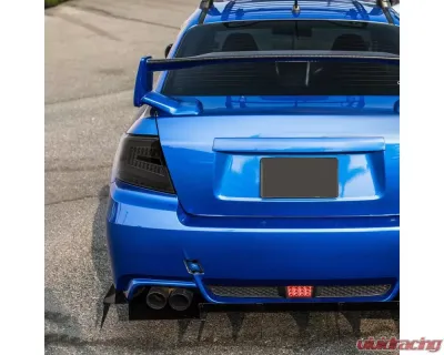 Spec-D LED Sequential Turn Signal Taillights (Chrome Housing/Smoked Lens) Subaru Impreza | WRX | STI 2008-2014 - LT-WRX084GLED-SQ-TM