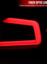 Spec-D LED Sequential Turn Signal Taillights (Matte Black Housing/Clear Lens) Subaru 2008-2014                                     - LT-WRX084JMLED-SQ-TM - Image 3