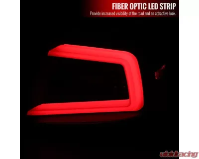Spec-D LED Sequential Turn Signal Taillights (Matte Black Housing/Clear Lens) Subaru 2008-2014 - LT-WRX084JMLED-SQ-TM