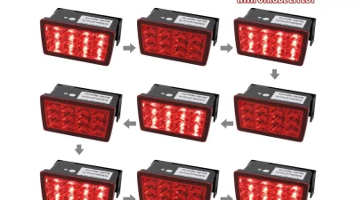 Spec-D F1 Style LED 3rd Brake Light (Chrome Housing/Red Lens) Subaru WRX | STI | XV Crosstrek 2011-2021                                     - LT-WRX11RB3R2LED-VS - Image 2