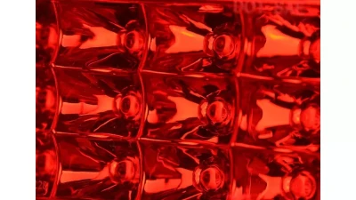 Spec-D F1 Style LED 3rd Brake Light (Chrome Housing/Red Lens) Subaru WRX | STI | XV Crosstrek 2011-2021                                     - LT-WRX11RB3R2LED-VS - Image 4