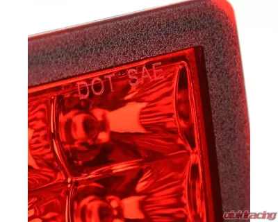 Spec-D F1 Style LED 3rd Brake Light (Chrome Housing/Red Lens) Subaru 2011-2021 - LT-WRX11RB3R2LED-VS
