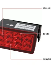 Spec-D F1 Style LED 3rd Brake Light (Chrome Housing/Red Lens) Subaru 2011-2021                                     - LT-WRX11RB3R2LED-VS - Image 9