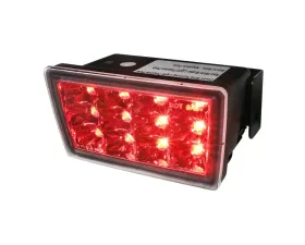 Spec-D F1 Style Rear LED 3rd Brake Light (Chrome Housing/Red Lens) Subaru 2011-2018