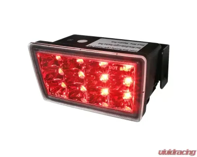 Spec-D F1 Style Rear LED 3rd Brake Light (Chrome Housing/Red Lens) Subaru 2011-2018 - LT-WRX11RB3RLED-VS