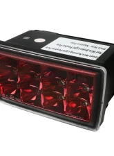 Spec-D F1 Style Rear LED 3rd Brake Light (Chrome Housing/Red Lens) Subaru 2011-2018                                     - LT-WRX11RB3RLED-VS - Image 2