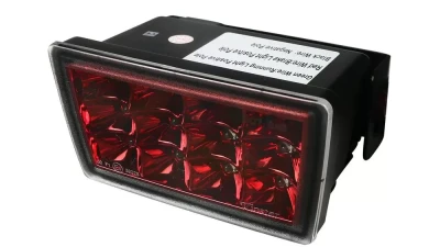 Spec-D F1 Style Rear LED 3rd Brake Light (Chrome Housing/Red Lens) Subaru WRX | STI | XV Crosstrek 2011-2018                                     - LT-WRX11RB3RLED-VS - Image 2