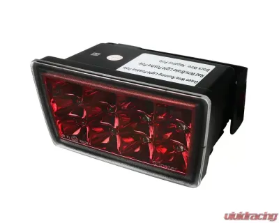 Spec-D F1 Style Rear LED 3rd Brake Light (Chrome Housing/Red Lens) Subaru 2011-2018 - LT-WRX11RB3RLED-VS