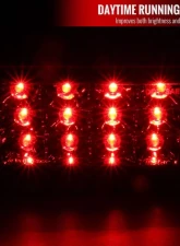 Spec-D F1 Style Rear LED 3rd Brake Light (Chrome Housing/Red Lens) Subaru 2011-2018                                     - LT-WRX11RB3RLED-VS - Image 5