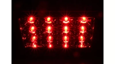 Spec-D F1 Style Rear LED 3rd Brake Light (Chrome Housing/Red Lens) Subaru WRX | STI | XV Crosstrek 2011-2018                                     - LT-WRX11RB3RLED-VS - Image 5