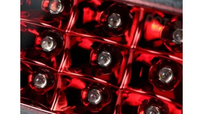 Spec-D F1 Style Rear LED 3rd Brake Light (Chrome Housing/Red Lens) Subaru WRX | STI | XV Crosstrek 2011-2018                                     - LT-WRX11RB3RLED-VS - Image 6