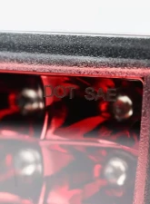 Spec-D F1 Style Rear LED 3rd Brake Light (Chrome Housing/Red Lens) Subaru 2011-2018                                     - LT-WRX11RB3RLED-VS - Image 8