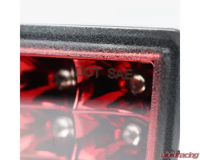 Spec-D F1 Style Rear LED 3rd Brake Light (Chrome Housing/Red Lens) Subaru 2011-2018 - LT-WRX11RB3RLED-VS