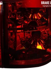 Spec-D Taillights - APC (Chrome Housing/Red Smoked Lens) BMW E53 X5 2000-2006                                     - LT-X500RG-APC - Image 3