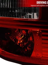 Spec-D Taillights - APC (Chrome Housing/Red Smoked Lens) BMW E53 X5 2000-2006                                     - LT-X500RG-APC - Image 5