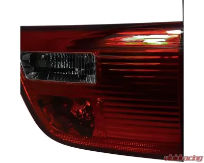 Spec-D Taillights - APC (Chrome Housing/Red Smoked Lens) BMW E53 X5 2000-2006 - LT-X500RG-APC