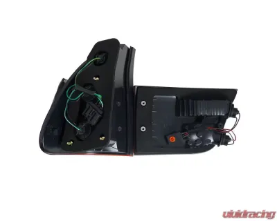 Spec-D Taillights - APC (Chrome Housing/Red Smoked Lens) BMW E53 X5 2000-2006 - LT-X500RG-APC