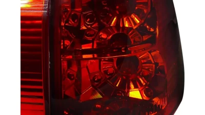 Spec-D Taillights (Chrome Housing/Red Clear Lens) BMW E53 X5 2000-2006                                     - LT-X500RPW-APC - Image 3