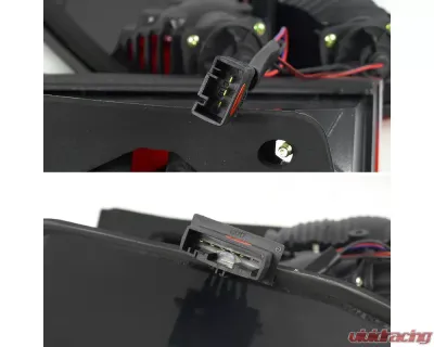 Spec-D Taillights (Chrome Housing/Red Clear Lens) BMW E53 X5 2000-2006 - LT-X500RPW-APC