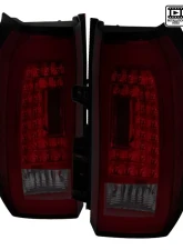 Spec-D LED Taillights (Chrome Housing/Red Smoked Lens) GMC Yukon | Yukon XL 2015-2020                                     - LT-YUK15RGLED-TM - Image 10