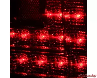 Spec-D LED Taillights (Chrome Housing/Red Smoked Lens) GMC Yukon | Yukon XL 2015-2020 - LT-YUK15RGLED-TM