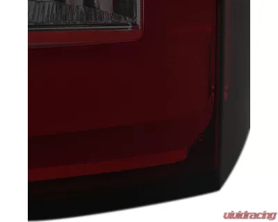 Spec-D LED Taillights (Chrome Housing/Red Smoked Lens) GMC Yukon | Yukon XL 2015-2020 - LT-YUK15RGLED-TM