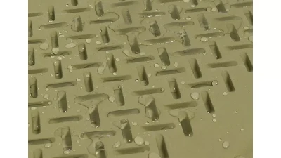 Spec-D Universal PVC Rubber Floor Mats - 3PC (Beige)                                     - MAT-3001BGE - Image 6