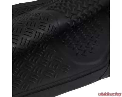 Spec-D Universal Black PVC Rubber Floor Mats w/ 2x front & 1x rear - MAT-3001BLK