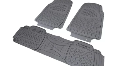 Spec-D Universal PVC Rubber Floor Mats - 3PC (Gray)                                     - MAT-3001GRY - Image 10