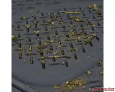 Spec-D Universal PVC Rubber Floor Mats - 3PC (Gray) - MAT-3001GRY