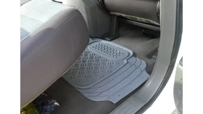 Spec-D Universal PVC Rubber Floor Mats - 3PC (Gray)                                     - MAT-3001GRY - Image 10