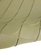Spec-D Universal Beige PVC Rubber Floor Mats w/ 2x front, 1x rear & 1x trunk liner                                     - MAT-3201BGE - Image 4