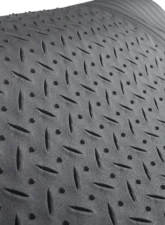 Spec-D Universal Gray PVC Rubber Floor Mats w/ 2x front, 1x rear & 1x trunk liner                                     - MAT-3201GRY - Image 4