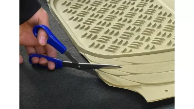 Spec-D Universal PVC Rubber Non-Slip Floor Mats - 4PC (Beige)                                     - MAT-4001BGE - Image 7