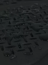 Spec-D Universal Black PVC Rubber Floor Mats w/ 2x front & 2x rear                                     - MAT-4001BLK - Image 6