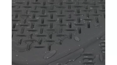 Spec-D Universal PVC Rubber Non-Slip Floor Mats - 4PC (Gray)                                     - MAT-4001GRY - Image 6