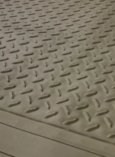 Spec-D Universal Beige PVC Rubber Floor Mats w/ 2x front, 2x rear & 1x trunk liner                                     - MAT-4201BGE - Image 5