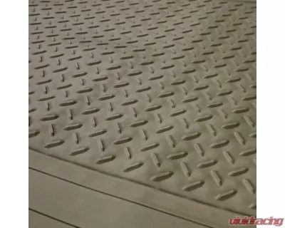 Spec-D Universal Beige PVC Rubber Floor Mats w/ 2x front, 2x rear & 1x trunk liner - MAT-4201BGE