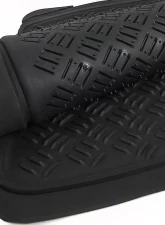 Spec-D Universal Black PVC Rubber Floor Mats w/ 2x front, 2x rear & 1x trunk liner                                     - MAT-4201BLK - Image 3
