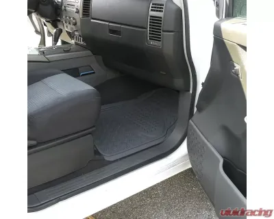 Spec-D Universal Gray PVC Rubber Floor Mats w/ 2x front, 2x rear & 1x trunk liner - MAT-4201GRY